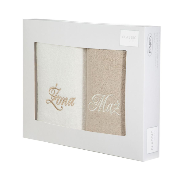 Husband Wife Towel Set 2 2 pcs. 70 x 140 Kr+Be