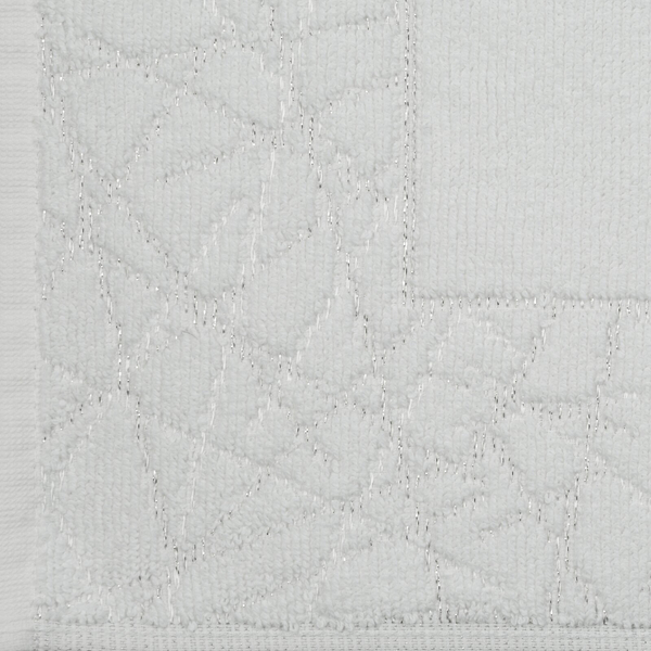 Bathroom Rug 50 x 70 Cotton Nika 01 White