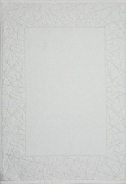 Bathroom Rug 50 x 70 Cotton Nika 01 White