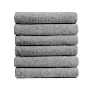 Set of towels 6pcs Tamara Steel 50x100