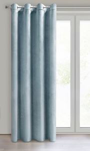 Curtain 140 x 250 Decorative Velvet Melanie Marine