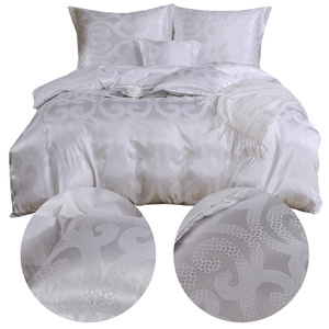 Bedding 220 x 200 5pcs Satin Embroidered AT003