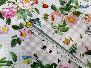 Tablecloth 140 cm Decorative by the Meter Lena 06