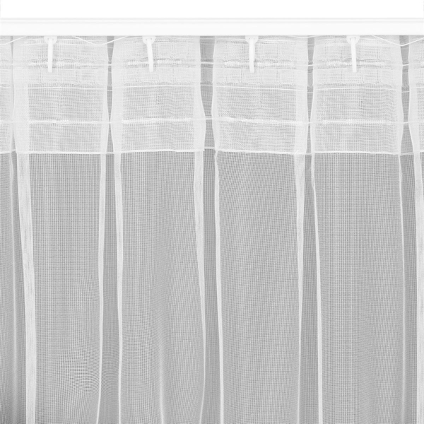 Decorative Curtain Tonia 140 x 270 Tape White
