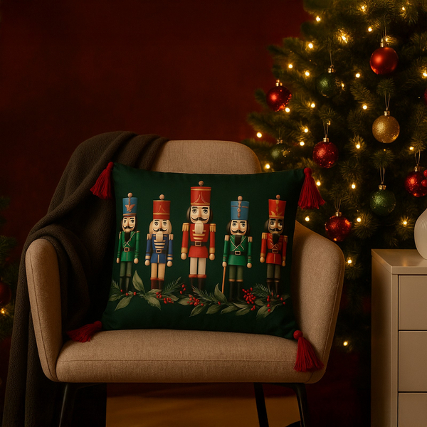 Christmas pillowcase 45 x 45 Christmas Panama 5378A