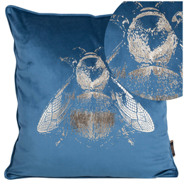 45 x 45 Decorative Velvet Blink 41C Pillowcase Blue