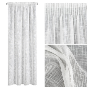 Curtain 140 x 270 Decorative Tape Liren White