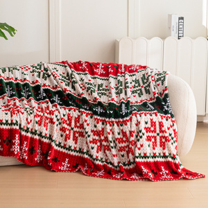 Koc 160 x 200 Mikrofibra Świąteczna Donato 08