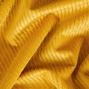 Zasłona Velvet Eliza 140 x 250 Przel Musztardowy