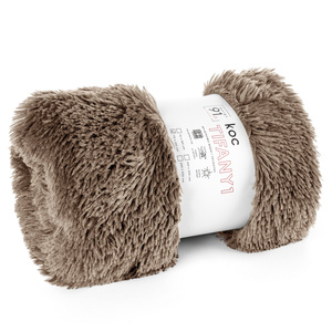 Blanket 150 x 200 Double-sided Fur Tifany1 C.Beige