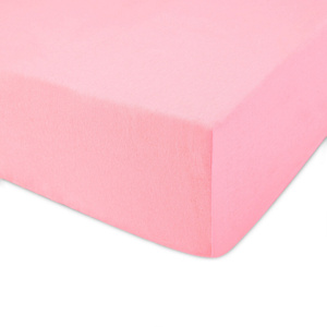Jersey Bed Sheet with Eraser 012_D Light Pink 60x120