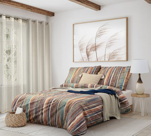 Bedding 160 x 200 3pc Cotton Ada 03 Multicolor