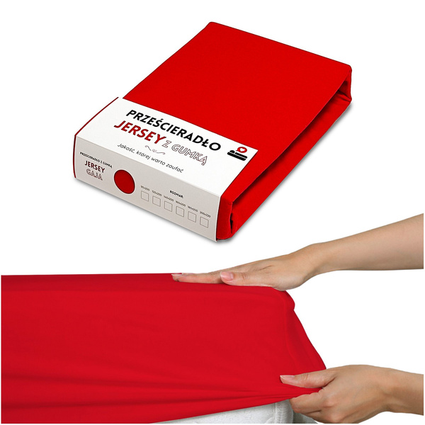 Prześcieradło 200 x 220 Jersey z Gumką Gaja 16