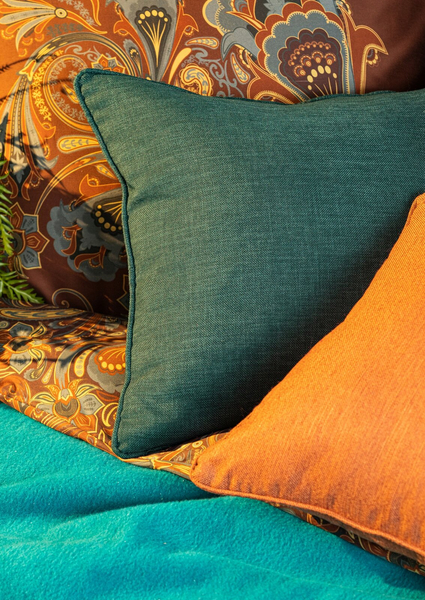 Decorative pillowcase 50 x 50 Morocco 3 C.Turquoise