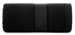 Bath Towel 50 x 90 Liana 06 Black