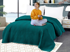 Bedspread 220 x 240 Embossed Velour Marieta 06