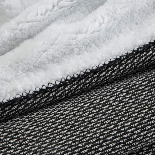 Blanket 150 x 200 Microfiber Two-sided Panda Black+White