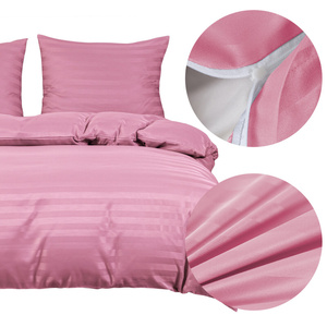 Bedding 220 x 200 3 pcs Satin Stripes Ramiro 06