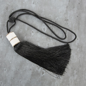 Sznur Dekoracyjny do Zasłon 70 x 32 Nati Czarny