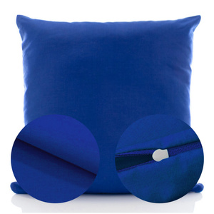 Cotton pillowcase 45 x 45 Single Ola navy blue Cornflower