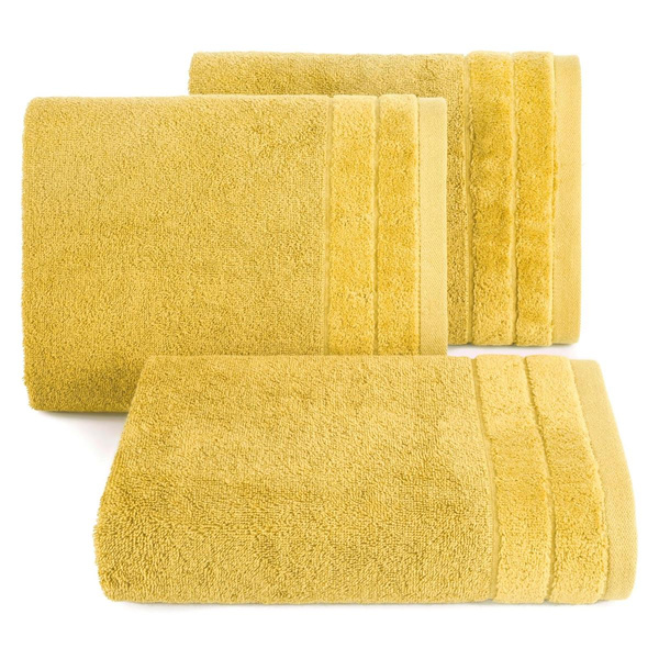 Ręcznik 30 x 50 Bawełna Damla 10 500 g/m2 Musztarda