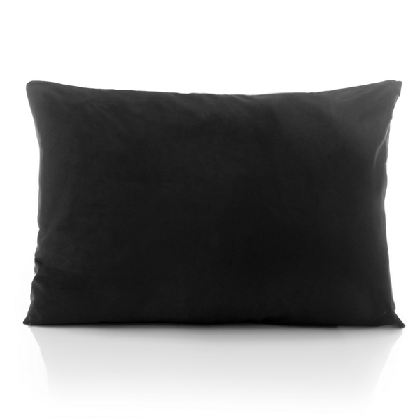 Poszewka Bawełna 50 x 70 Jednolita Ola Czarna Black