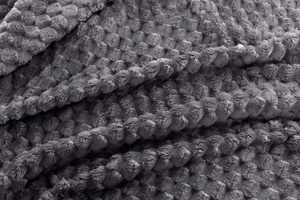 Blanket 200 x 220 Microfiber Design Cindy6 Steel