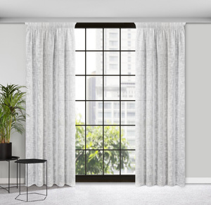 Zasłona 140 x 270 Dekoracyjna Taśma Rubi Biały