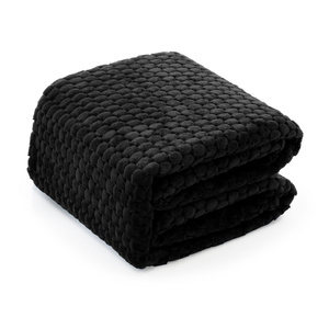 Blanket 200 x 220 Microfiber Embossed Plush Ala 3D Circle 05