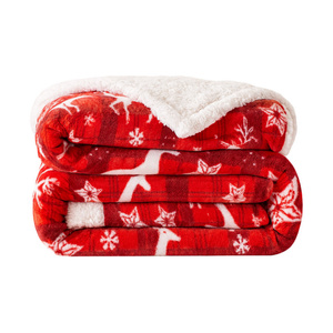 Koc 160 x 200 Mikrofibra Świąteczna Hayat 106