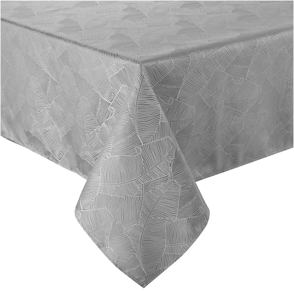 Tablecloth 140 x 180 Decorative Jacquard Isla Silver