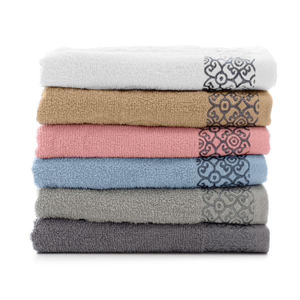 Set of Towels 70 x 140 6 pcs. Cotton Narcis 04