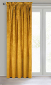 Curtain 140 x 270 Ready Decorative Villa Mustard