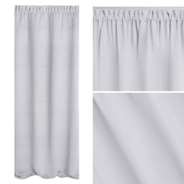 Zasłona 140 x 270 Blackout Taśma Hold Biały