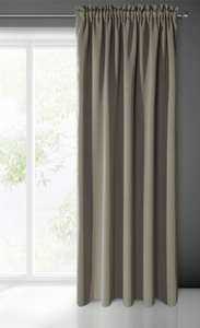 Blackout Logan Tape Curtain 140 x 270 C.Beige