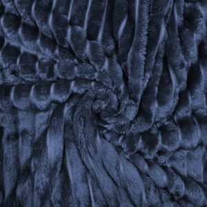 Blanket 160 x 200 Microfiber Stamped Stripes Nuvio 09