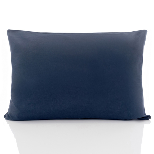 Poszewka Bawełna 40 x 60 Jednolita Ola Granat Navy