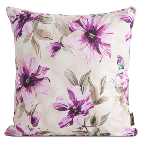 Poszewka 45 x 45 Ogrodowa Garden 29A Krem+Roż