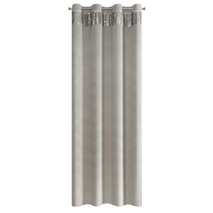 Velvet Jasper Curtain 140 x 250 Silver Spillover