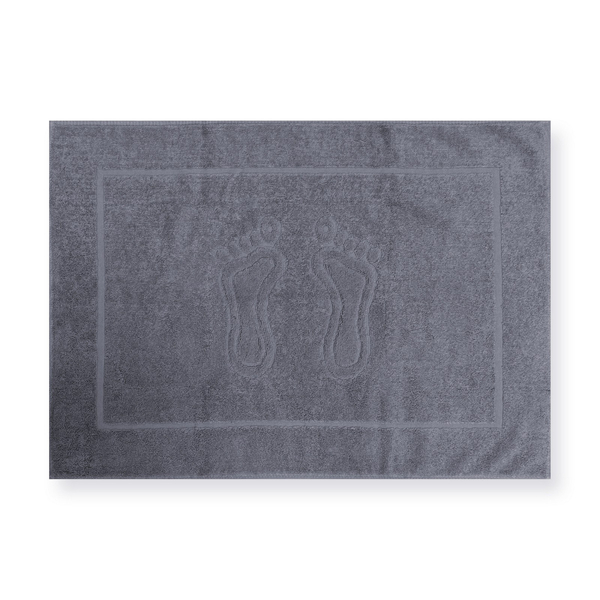 Bathroom Rug Sora 50 x 70 06 400 g/m2 Steel