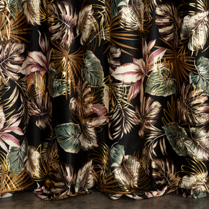 Curtain 140 x 270 Decorative Morocco Black+Gold