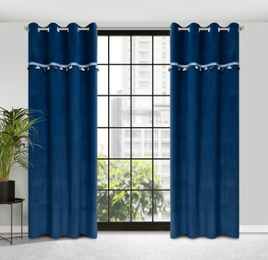 Curtain 140 x 250 Children's Eyelets Car1 Navy Blue