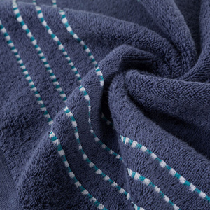 Fiore Bath Towel (15) 30 x 50 Navy Blue