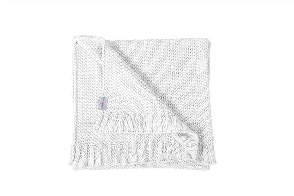 80 x 100 Children's Knitted Cotton Blanket Tully 01
