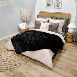 Koc 70 x 160 Akrylowy Jednolity Ciepły Yasemin 02