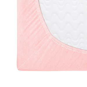 Jersey sheet with elastic 006_D Pink 160x200