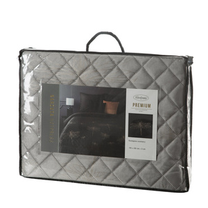 Narzuta 170 x 210 Dekoracyjna Lori Srebrny