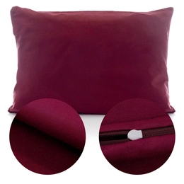 Cotton pillowcase 50 x 70 Uniform Ola Maroon Maroon