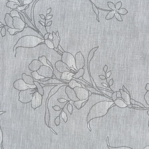Fiore Decorative Curtain 140 x 250 Spun White