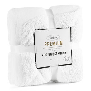 Blanket 150 x 200 Microfiber Two-sided Tedy White